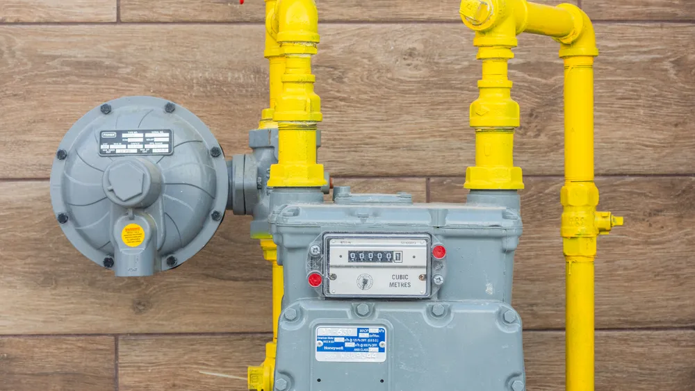Medidor y preparación de gas de Departamentos del Bosque